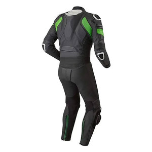 Combinaison de course moto unisexe en cuir véritable LW-MBS-0005 Lawd Sports, fermeture éclair intégrale, emplacements personnalisables pour logo (dorsal/avant) – Haute qualité - Product Image 4
