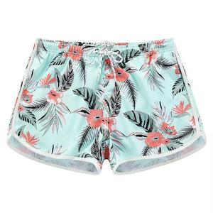 Latest Design <b>Women</b> Mid Waist Sublimation <b>Shorts</b> Breathable Quick Dry Eco-Friendly Fashionable Casual Custom Logo Printing - Product Image 1