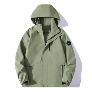 Outdoor Men's Winter Windproof Waterproof <b>Canvas</b> Motorcycle <b>Jacket</b> Zipper Long Casual Couple Matching Mountaineering Coat - Product Image 4