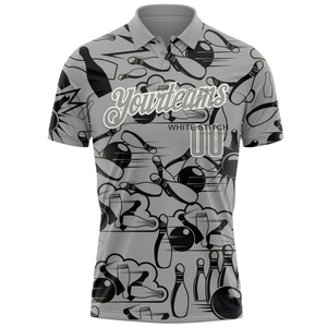 Men <b>Bowling</b> Shirts Lightweight Breathable Short Sleeve Printed <b>Bowling</b> for Shirts for Team Sportswear-Customizable - Product Image 2