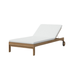 Extérieur Hôtel Chaise longue en bois Transat Villa Terrasse Extérieur Pliable Transat Terrasse Bain de soleil Piscine Jardin Chaise longue - Product Image 3