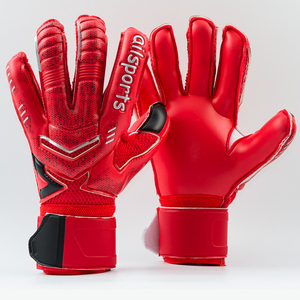 Gants de gardien de but professionnels WEMBLY SPORTS, réglables, avec protection des doigts, antidérapants, en cuir imperméable, pour le football - Product Image 3