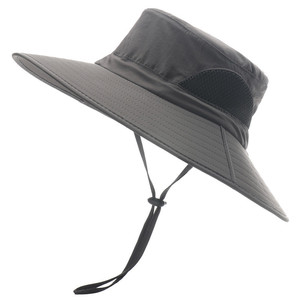 Summer <b>Sun</b> <b>Hat</b> <b>Men</b> Women <b>Sun</b> Protection Wide Brim Bucket <b>Hat</b> Waterproof Breathable Custom Fishing Boonie <b>Hat</b> - Product Image 2