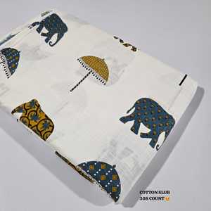 Pure Cotton Medium <b>Weight</b> 60gsm Combed Plain Woven Porcine Printed Hand Washable <b>Fabric</b> for Boys & Girls - Product Image 4