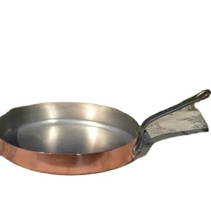 Sartén de Cobre Premium con Mango de Latón, Sartén para Cocinar Martillada a Mano para Uso Diario en la Cocina y Servir en el Hogar y Hoteles - Product Image 6