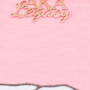 Collar con Colgante de Letra AKA Legacy en Oro para Mujer, Joyería Elegante de Moda, Regalo, Accesorio Inspirado en AKA para Uso Diario - Product Image 4