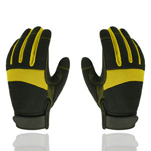 Guantes de Seguridad Profesionales para Taller, Protección Contra Impactos, Equipo de Protección Confiable para las Manos, Guantes de Trabajo de Cuero Cómodos - Product Image 5
