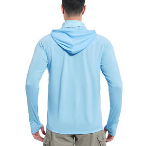 Sudadera de pesca para hombre, unisex, ligera, de secado rápido, transpirable, impermeable, con protección, mangas largas, para adultos - Product Image 3