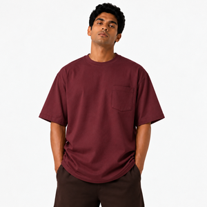 T-shirt pour homme de qualité supérieure, nouveau modèle, tissu tissé en polyester/coton écologique, imprimé tie-dye, design vierge, personnalisable - Product Image 5