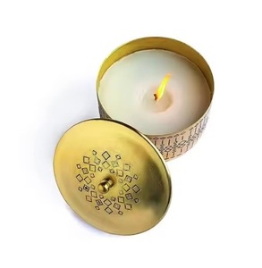 Luxurious Gold Metal Candle Holders Round Shape Custom Volumes Art Candle Home Decoration Air Freshening - Product Image 4