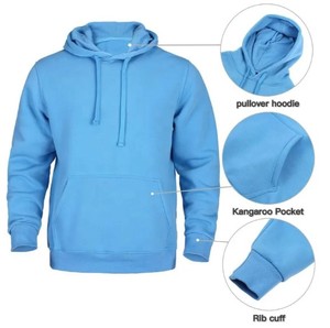 Conjunto Deportivo para Hombre, Resistente al Viento, con Sudadera con Capucha y Pantalones Deportivos de Color Sólido, Bolsillos Tipo Canguro, Logotipo, para Baloncesto, Entrenamiento y Gimnasio - Product Image 6