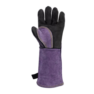 Guantes de Trabajo de Cuero Vacuno Reforzado, Resistentes al Fuego y al Calor, para Soldadura, Servicio OEM - Product Image 6