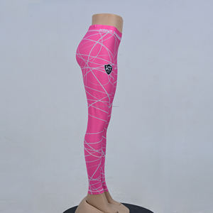 Leggings pour femmes personnalisés avec étiquette privée, sublimés, haute élasticité, évacuation de l'humidité, pour un usage quotidien, gym, yoga, entraînement, 220g - Product Image 6