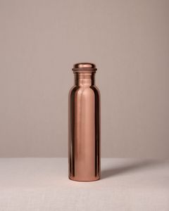 Bouteille en cuivre anti-fuite exclusive, réutilisable, contenant d'eau durable avec finition artisanale haut de gamme - Product Image 6