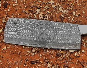 Brand New Edition Handmade Damascus Steel Chef Cleaver Knife w/Exotic Wood Handle 12" Extra Sharp Kitchen Tool Chopper Knife - Product Image 4