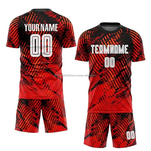 เสื้อกีฬาแห้งเร็ว ทนทาน น้ำหนักเบา ผลิตจากโพลีเอสเตอร์ 100% เนื้อผ้านุ่มสบาย เหมาะสำหรับใส่ในฤดูร้อน ชุดฟุตบอลชายหญิง รับสั่งทำตามแบบ - Product Image 1