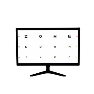 Tabla Optométrica para Instrumentos de Visión para Ópticas - 1 Año de Garantía, Pantalla LCD de 19 Pulgadas, Tabla de Agudeza Visual, Equipo Oftalmológico - Product Image 1