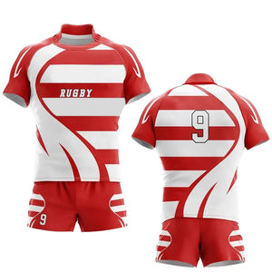 Unisex Adult Rugby <b>Jersey</b> Breathable Polyester <b>Sports</b> Wear Custom Design Sublimation OEM Service Custom Logo Training Uniform - Product Image 6