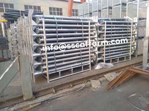 Estilo moderno EE. UU. Andamio Patas de pasarela de acero 27,2 kg para cobertizo de paseo lateral y puente - Product Image 3