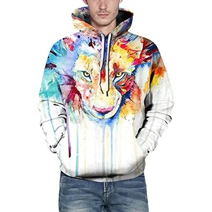 Custom High Quality <b>Men's</b> Fashion Casual Hoodie Hooded Sweatshirt <b>Men's</b> Loose Hoodie - Product Image 1
