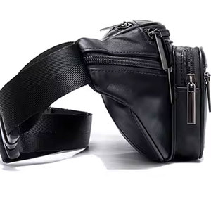 กระเป๋าคาดเอวหนังแท้ Econex Sports รุ่น Unisex  แบบนุ่ม  ปิดด้วยซิป สายสะพายไหล่โค้ง  ซิปด้านในถอดออกได้ เหมาะสำหรับการล่าสัตว์ - Product Image 4