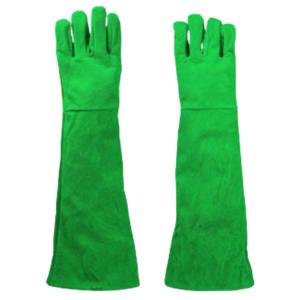 ถุงมือหนังวัวเสริมความแข็งแรงบริเวณฝ่ามือ สำหรับงานเชื่อม ป้องกันความร้อนและไฟ ป้องกันมือจากประเทศปากีสถาน - Product Image 2