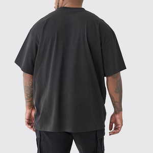 T-shirt pour homme en coton rayé, écologique, à col rond, imprimé en sérigraphie, manches courtes, léger, doux, de qualité supérieure - Product Image 2