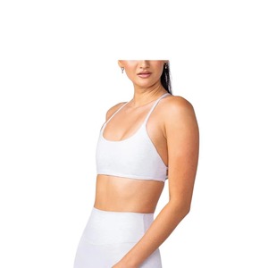 Sujetador deportivo de alto impacto personalizado al por mayor para mujer con bolsillo, top corto de yoga y gimnasio, sujetador de entrenamiento con soporte para correr - Product Image 2