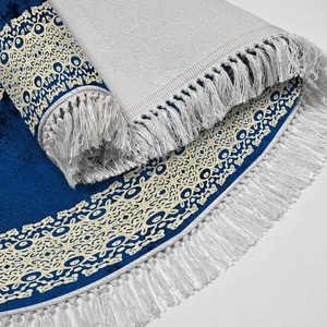 Tapis de bain moderne blanc en coton éponge 100% tissé, super absorbant, lavable, résistant aux taches, motif personnalisable pour salle de bain - Vente en gros - Product Image 3