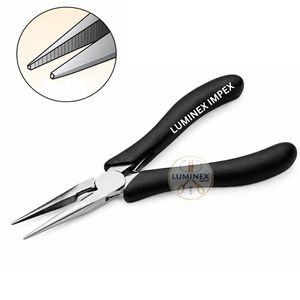 Pince à bec long Tsunoda TM-04 de 6 pouces en acier inoxydable pour la fabrication de bijoux, outil manuel de coupe de fil, Pakistan - Product Image 2