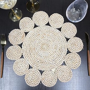 Bulk Supply Rattan Charger <b>Plate</b> Handmade Boho Style Table <b>Mat</b> for Dining Wedding & Catering Use - Product Image 4