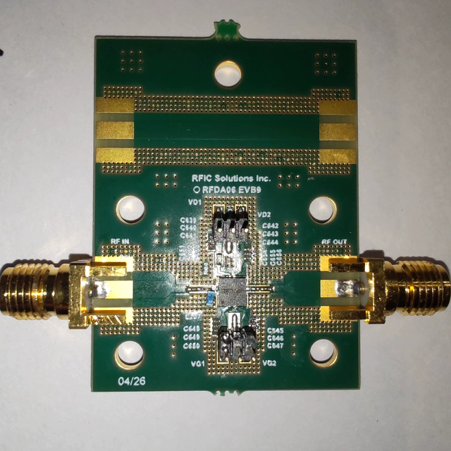 Wideband Driver Amplifier RFDA06 (Low Noise High Linearity Stable Gain) 2-6GHz 5V Surface Mount