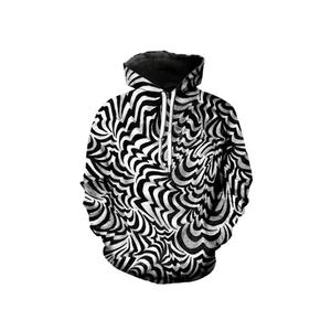 Sudadera con Capucha Negra para Hombre, Diseño Cósmico de Meditación Impreso en 3D, Sublimación, Poliéster, Corte Casual, Manga Regular, Ropa de Otoño - Product Image 6