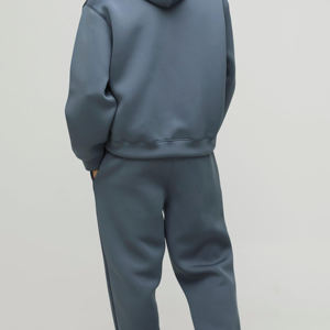 Ensemble de survêtement décontracté pour homme en 2 pièces pour l'hiver, avec poches, sweat à capuche à manches longues et pantalon - Product Image 2