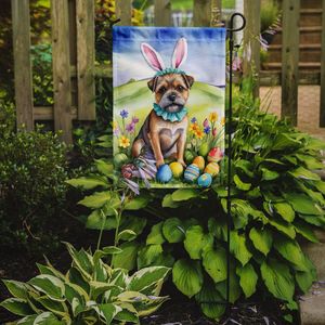Border Terrier Easter <b>Egg</b> Hunt <b>Decorative</b> Yard Flag Banner Multicolor Mailbox Garden Flag for Patio Artwork for Flower Beds - Product Image 2