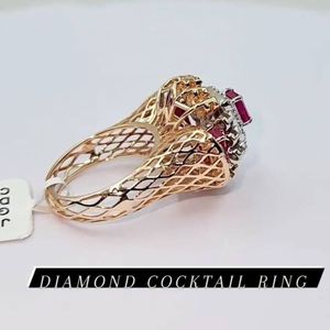 Bague en or 14 carats pour femme, diamant de laboratoire taille brillant 2,10 carats, certifié IGI, cadeau idéal pour mariage ou anniversaire, bijoux fins, vente chaude - Product Image 6