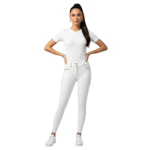 Max Breaches Factory Wholesale Women's Full Seat Breeches |   Pantalon d'équitation antidérapant en silicone, performance de luxe - Product Image 1