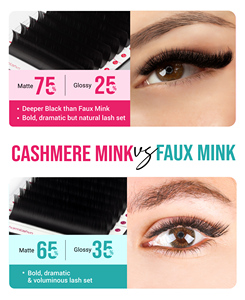 Charmlash Wholesale <b>Lash</b> Extensions Cashmere Mink <b>Lash</b> Extensions Eyelash Extensions Trays Custom Packaging Single <b>Individual</b> - Product Image 5