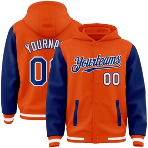 Custom <b>Canvas</b> Royal <b>Blue</b> White Varsity Jacket Breathable Zipper Closure Two Tone Team Sportswear Wholesale Winter - Product Image 1
