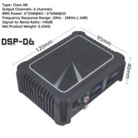 Procesador de Audio DSP de 6 Canales para Automóvil, Ajuste de Sonido sin Pérdidas para Radio de Automóvil con Pantalla Grande Android, Amplificador de Audio para Automóvil de Fábrica