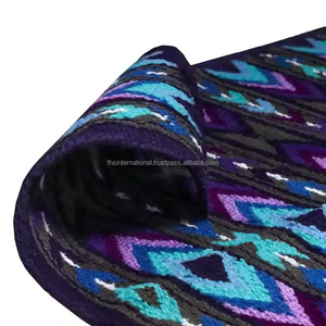 Meilleure qualité de laine de Nouvelle-Zélande Double tissage tapis de selle tissés à la main couleurs attrayantes pour Western Riding Show Horse Blanket - Product Image 3