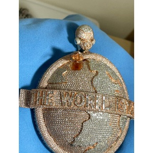 จี้เพชรโมอิสซาไนต์เงินแท้ 925 ดีไซน์เนอร์ พร้อมเพชรทรงกลมเจียระไนแบบบริลเลียนท์ สำหรับแฟชั่นประจำวันและการสวมใส่ในโอกาสต่างๆ - Product Image 5