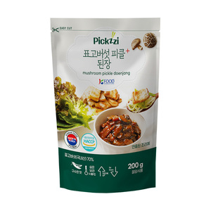 [NAIFFY] Pickzzi Mushroom Pickle - Saveur de pâte de soja coréenne traditionnelle Doenjang pour des repas sains et le camping - Product Image 1