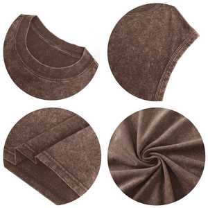 Chaleco sin Mangas para Hombre, Estilo Punk, 100% Algodón Tejido, con Impresión de Logotipo Personalizado de Alta Calidad y Lavado Ácido - Product Image 6