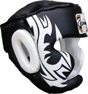 Protège-tête de boxe Farabi en cuir véritable avec logo personnalisé, vente en gros, léger, pour adultes, équipement d'entraînement d'arts martiaux, évacuation de l'humidité - Product Image 2