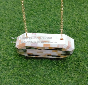 Bolso de mano hecho a mano y vintage de metal de nácar, bolso de mano de fiesta de artesanía RF a precio mayorista - Product Image 4