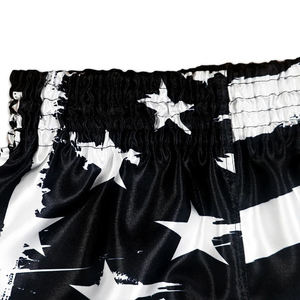 กางเกงมวยไทย/มวยสากลผ้าซาตินพิมพ์ลายออกแบบเองคุณภาพระดับมืออาชีพ ระบายอากาศได้ดี แห้งเร็ว มีสีให้เลือกตามสั่ง - Product Image 4