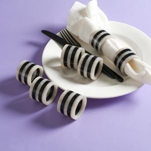 Anillos para Servilletas de Resina Epoxi - Juego de 12 Servilleteros Elegantes Hechos a Mano para Decoración de Mesa, Cenas, Bodas, Festividades - Product Image 3