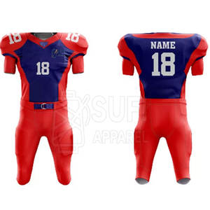 Uniforme de Fútbol Americano Personalizado con Logotipo, Transpirable, de Manga Corta, para Entrenamientos, Prácticas y Partidos Profesionales - Product Image 3