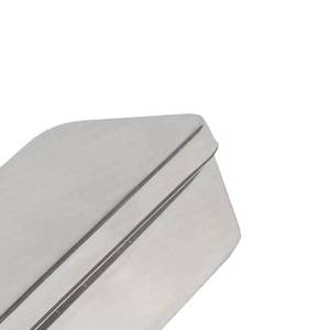 Stainless Steel Rectangular <b>Storage</b> <b>Tin</b> Box with Lid for Small Items - Product Image 5
